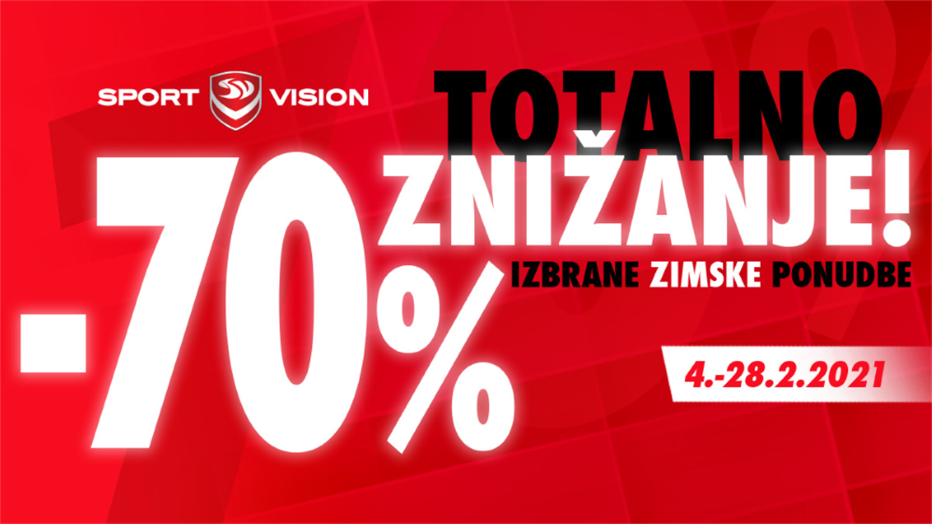 Sport Vision: Totalno znižanje: do - 70 %