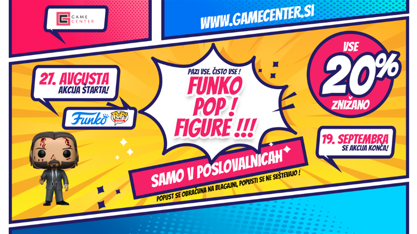 Game Center: Znižane Funko Pop! figure
