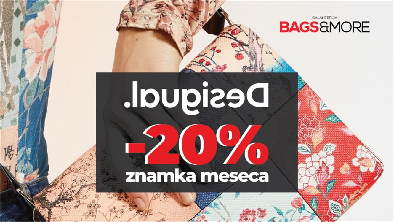 Bags&More: 20 % popusta na Desigual