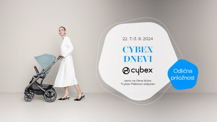 Baby Center: 15 % popusta na izdelke Cybex